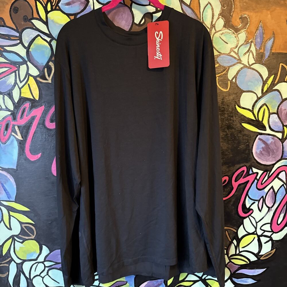 Shinesty Threat Level Midnight Black Tee T-Shirt, XL